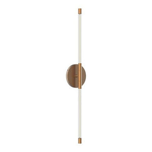 Kuzco WS74226-BG MOTIF 26" WALL SCONCE VINTAGE BRASS 8W 120VAC WITH LED DRIVER 2700K 90CRI