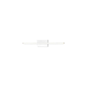 Kuzco WS18224-WH VEGA MINOR 24" WS White 120V TRIAC/ELV LED 3000K 90CRI 18W
