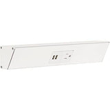 Task Lighting TRU12-1WD-P-WT 12" TR USB Series Angle Power Strip with USB, White Finish, White Receptacles