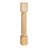 Hardware Resources P20ALD 5" W x 5" D x 35-1/2" H Alder Reed Post