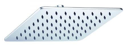 Gerber D460078 Chrome Drench 10" Square Single Function Rain Showerhead, 1.75GPM