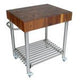 John Boos PCA3-C-UG Walnut Cucina D'Amico PCA BLOCK 24X24X10 W/HOLDER/CAS CRM