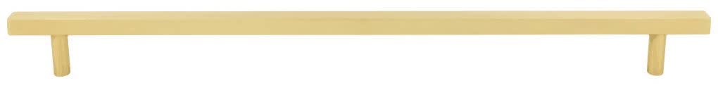 Jeffrey Alexander 845-18BG 18" Center-to-Center Brushed Gold Square Dominique Appliance Handle