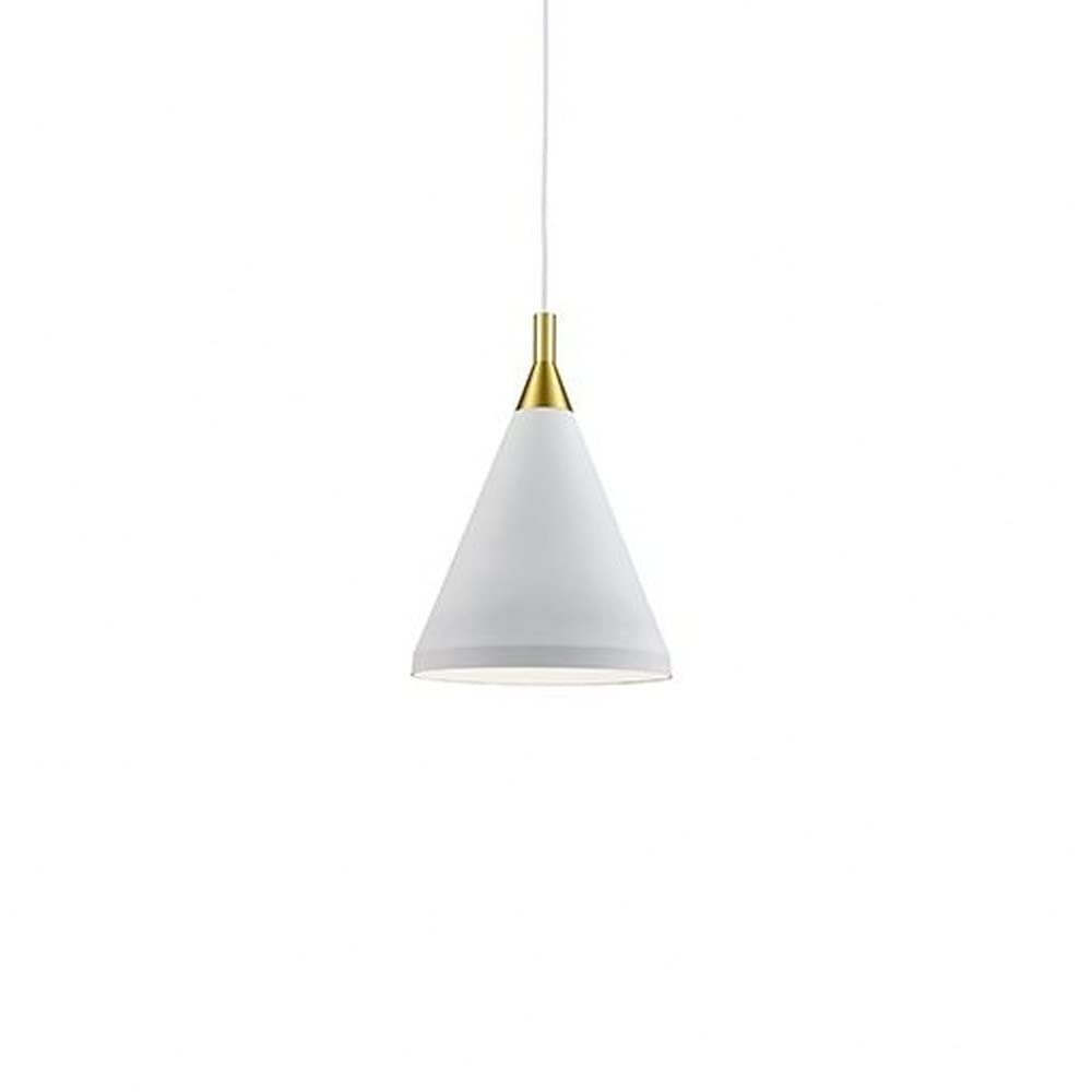 Kuzco 492710-WH/GD DOROTHY 10" PD White with Gold Detail 1 x 60W E26