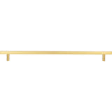 Jeffrey Alexander 845-305BG 305 mm Center-to-Center Brushed Gold Square Dominique Cabinet Bar Pull