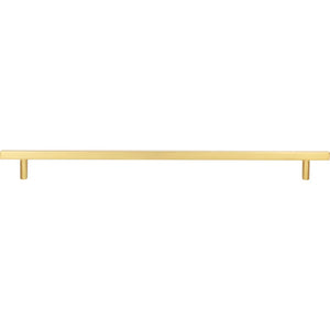 Jeffrey Alexander 845-305BG 305 mm Center-to-Center Brushed Gold Square Dominique Cabinet Bar Pull