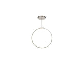 Kuzco PD82524-BN CIRQUE 24" PD Brushed Nickel 120V TRIAC/ELV LED 3000K 90CRI 36W