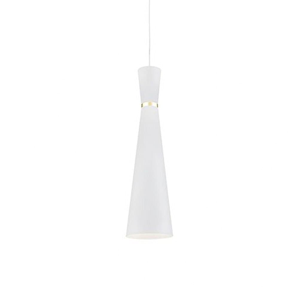 Kuzco 493206-WH/GD VANDERBILT 6" PD White with Gold Detail 1 x 60W E26