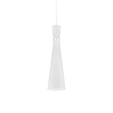 Kuzco 493206-WH/GD VANDERBILT 6" PD White with Gold Detail 1 x 60W E26