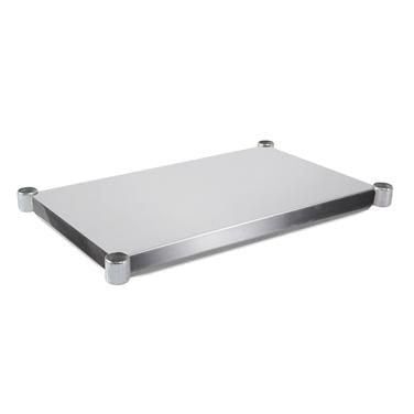 John Boos CDT4-LS120SSK 14GA DISHTABLE LOWER SHELF 120 STAINLESS STEEL W/ 12 STUB LEGS