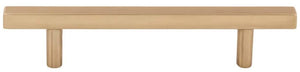 Jeffrey Alexander 845-96SBZ 96 mm Center-to-Center Satin Bronze Square Dominique Cabinet Bar Pull