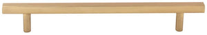 Jeffrey Alexander 845-160SBZ 160 mm Center-to-Center Satin Bronze Square Dominique Cabinet Bar Pull