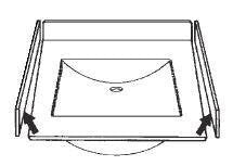 Swanstone VT19-SS 3/4" 3" x 18" Sidesplash - 17" & 19" Ellipse Vanity Tops in White VT00019SS.010