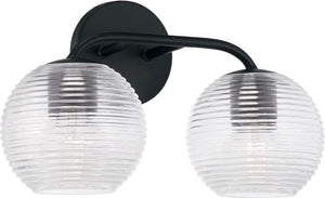 Capital Lighting 149921MB-544 Dolan 2 Light Vanity Matte Black