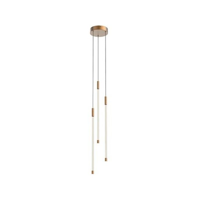 Kuzco MP75221-BG MOTIF 21" 3 HEAD MULTI-PENDANT VINTAGE BRASS 23W 120VAC WITH LED DRIVER 2700K 90CRI