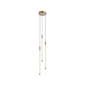 Kuzco MP75221-BG MOTIF 21" 3 HEAD MULTI-PENDANT VINTAGE BRASS 23W 120VAC WITH LED DRIVER 2700K 90CRI
