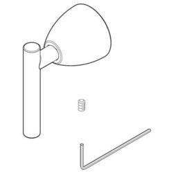 Pfister 940-541J Brushed Nickel Contempra R89 / 808 Series Tub and Shower Handle Sub Assembly