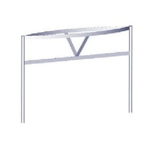 John Boos PRB01-C POT RACK 48"-BOAT SHAPE-CEIL MNT