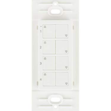 Task Lighting T-Q-4Z-WC-RF-WT Wireless 4 Zone Quattro Controller, White