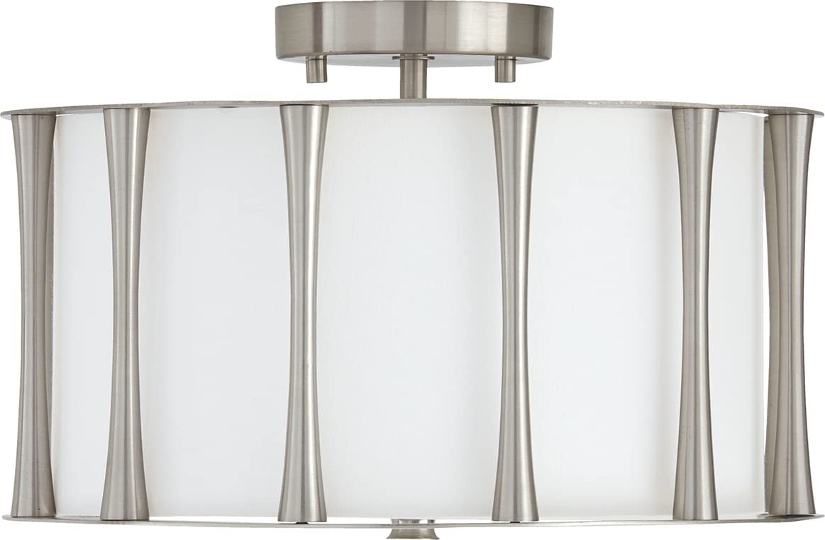 Capital Lighting 244631BN Bodie 3 Light Dual Mount Semi-Flush/Pendant Brushed Nickel