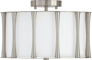 Capital Lighting 244631BN Bodie 3 Light Dual Mount Semi-Flush/Pendant Brushed Nickel