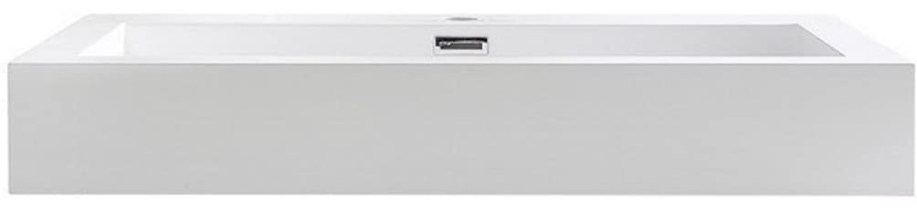Fresca FVS8030WH Fresca Livello 30" White Integrated Sink / Countertop