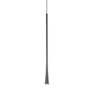 Kuzco PD15824-BK TAPER 24" PD Black 120V TRIAC/ELV LED 3000K 90CRI 7W