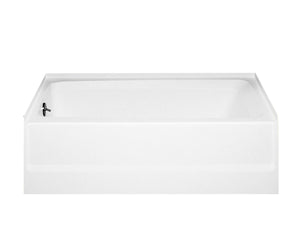 Swanstone BT-3060L/R 30 x 60 Veritek Alcove Bathtub with Right Hand Drain in White BT03060RD.010