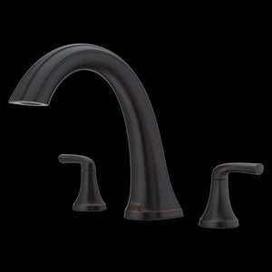 McAllen 2-Handle Roman Tub Trim in  Tuscan Bronze