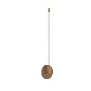 Kuzco WS74122-BG MOTIF 22" WALL SCONCE VINTAGE BRASS 7W 120VAC WITH LED DRIVER 2700K 90CRI