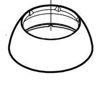 Treviso Dome Cap 26d Pvd Ss N.8gpm Pvd Bn - Stainless Steel