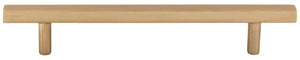 Jeffrey Alexander 845-128SBZ 128 mm Center-to-Center Satin Bronze Square Dominique Cabinet Bar Pull