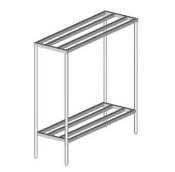 John Boos CLR05 Clear Stainless Steel 2 Shelf Cooler Rack, 34 x 21 inch - 1 each.
