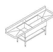 John Boos 3PBPS3224-2D24 PS 1-24X24/2-32X12X12 2-24 DB 16GA