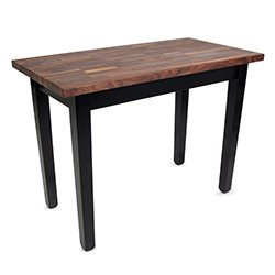 John Boos WAL-C4830-S-BN & CO - Blended Walnut- Classic COUNRTY Work Table (BARN RED)