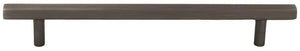 Jeffrey Alexander 845-160BNBDL 160 mm Center-to-Center Brushed Pewter Square Dominique Cabinet Bar Pull