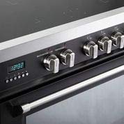 Verona VDFSIE365E Designer 36" Induction Single Oven Range - Matte Black