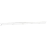 Task Lighting TRU60-4WD-P-WT 60" TR USB Series Angle Power Strip with USB, White Finish, White Receptacles