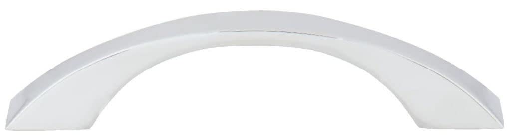 Jeffrey Alexander 767-96PC 96 mm Center-to-Center Polished Chrome Flared Philip Cabinet Pull