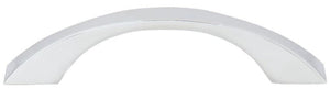Jeffrey Alexander 767-96PC 96 mm Center-to-Center Polished Chrome Flared Philip Cabinet Pull