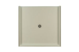 Swanstone FTS-3738 37 x 38 Veritek Alcove Shower Pan with Center Drain in White FF03738MD.010