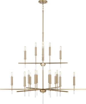 Capital Lighting 449302MA Elora 20 Light Chandelier Matte Brass