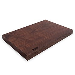 John Boos WAL-RST1312175 & CO - WALNUT RUSTIC EDGE DESIGN CUTTING BOARD (13X12X1.75) 13X12X1.75 WAL-FACE GR-RUSTIC EDGE-