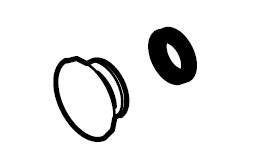 Button O-ring Sn N.8gpm Pvd Bn - Brushed Nickel