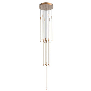 Kuzco MP75127-BG MOTIF 27" 13 HEAD MULTI-PENDANT VINTAGE BRASS 130W 120VAC WITH LED DRIVER 2700K 90CRI