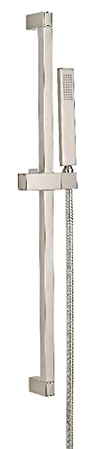Gerber D462726BN Brushed Nickel Versa Square 30" Slide Bar Assembly With Single ...