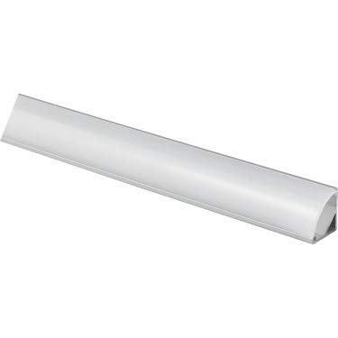 Task Lighting L-003-FR-48 48" 003 Series Angled Aluminum Profile, Frosted Lens