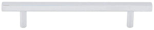 Jeffrey Alexander 845-128PC 128 mm Center-to-Center Polished Chrome Square Dominique Cabinet Bar Pull