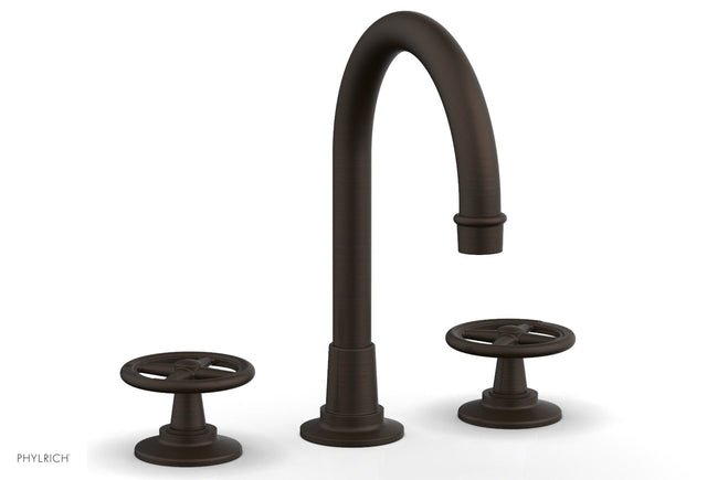 Phylrich 220-01-11B WORKS Widespread Faucet - High Spout 220-01 - Antique Bronze