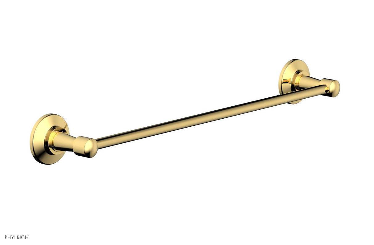 Phylrich 220-70-025 WORKS 18" Towel Bar 220-70 - Polished Gold